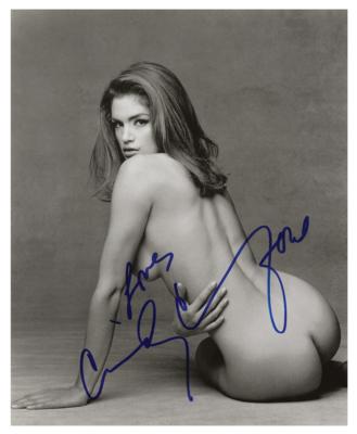 Lot #820 Cindy Crawford Signed Photograph