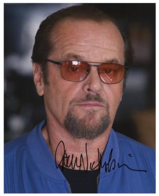 Lot #849 Jack Nicholson Signed Photograph
