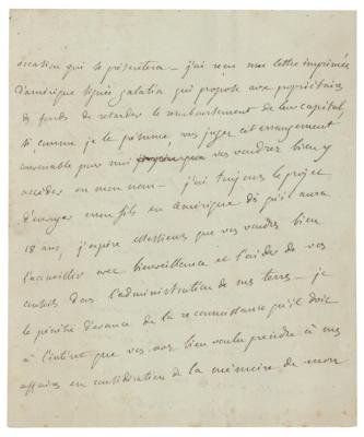 Lot #549 Madame de Stael Autograph Letter Signed - Image 2