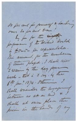 Lot #648 William S. Gilbert Autograph Letter Signed - Image 3