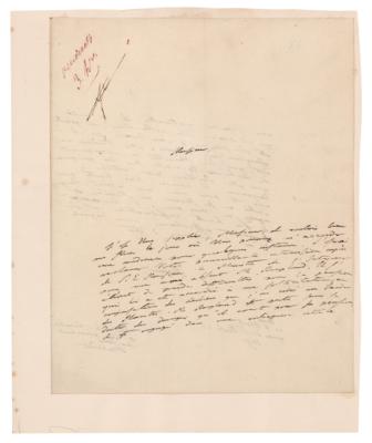 Lot #169 Alexander von Humboldt Autograph Letter Signed