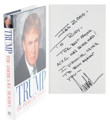 Lot #82 Donald Trump Signed Book