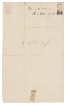 Lot #13 Louisa Adams Autograph Letter Signed - Image 2
