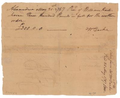 Lot #1 George Washington Document Signed - Image 2