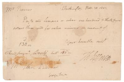 Lot #4 Thomas Jefferson Autograph Letter Signed as President
