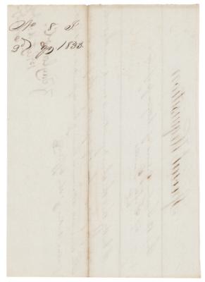 Lot #26 Zachary Taylor Document Signed - Image 2