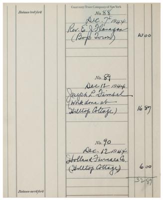 Lot #57 Franklin D. Roosevelt Archive of (34) Checks Signed as President - Image 10