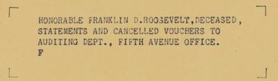Lot #57 Franklin D. Roosevelt Archive of (34) Checks Signed as President - Image 13