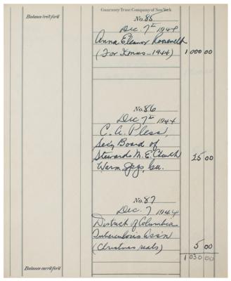 Lot #57 Franklin D. Roosevelt Archive of (34) Checks Signed as President - Image 9