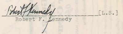 Lot #68 John, Robert, and Joseph Kennedy (3) Documents Signed - Image 4