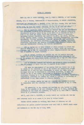 Lot #65 John F. Kennedy Document Signed