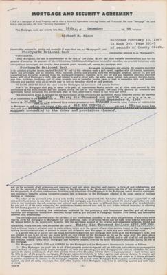 Lot #70 Richard Nixon (5) Documents Signed - Image 4