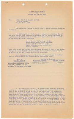 Lot #70 Richard Nixon (5) Documents Signed - Image 6