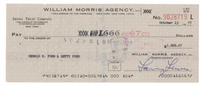 Lot #74 Gerald Ford Signed Check - Image 2
