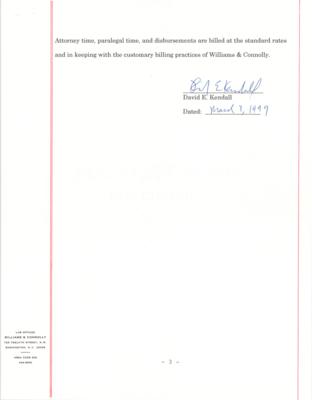 Lot #80 Bill and Hillary Clinton Document Signed as President and First Lady - Image 4