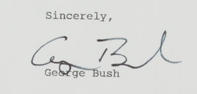 Lot #88 George Bush Typed Letter Signed as Vice President - Image 3