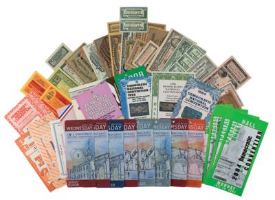 Lot #85 Democratic National Convention (40) Ticket Collection: 1892 to 2016 - Image 1