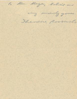 Lot #50 Theodore and Edith Roosevelt (2) Autograph Letters Signed as President and First Lady - Image 4