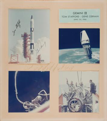 Lot #3091 Gemini 9 Signed Photograph Display