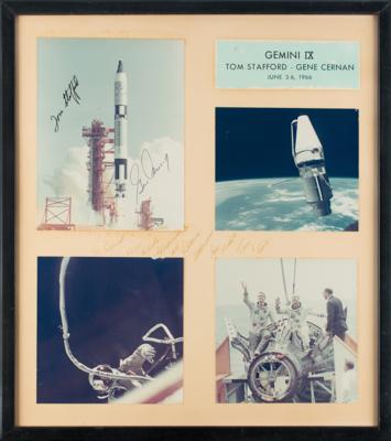 Lot #3091 Gemini 9 Signed Photograph Display - Image 4