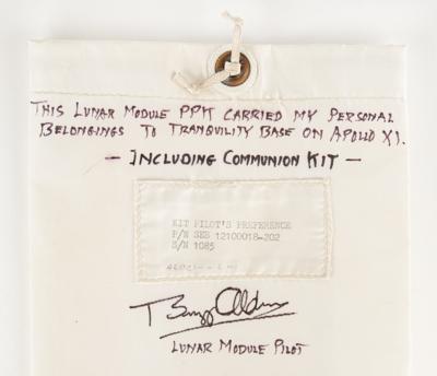 Lot #3201 Buzz Aldrin's Apollo 11 Lunar Flown Communion Personal Preference Kit - Image 3