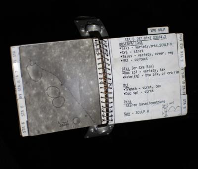Lot #3433 Gene Cernan's Apollo 17 Flown Lunar Surface-Used EVA-3 Cuff Checklist - Image 8
