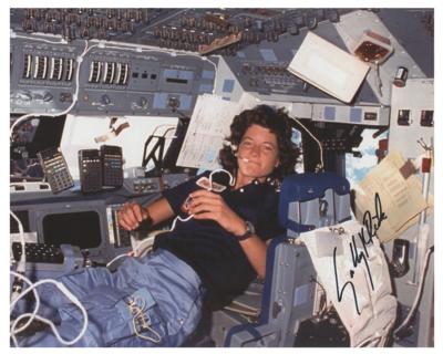 Lot #3547 Sally Ride Signed Photograph