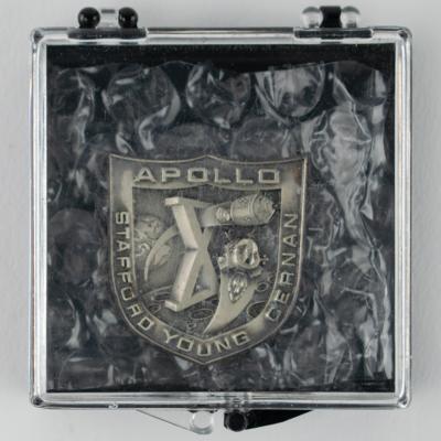 Lot #3180 Tom Stafford's Apollo 10 Flown Robbins Medallion - Image 3