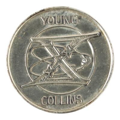 Lot #3081 John Young's Gemini 10 Flown Fliteline Medallion