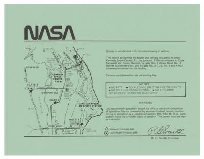 Lot #3558 STS-51-L Vehicle Permit - Image 2