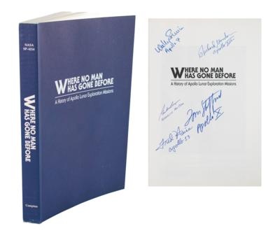 Lot #3479 Apollo Astronauts (5) Signed Book