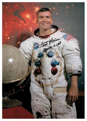 Lot #3324 Fred Haise Signed Photograph - Image 1
