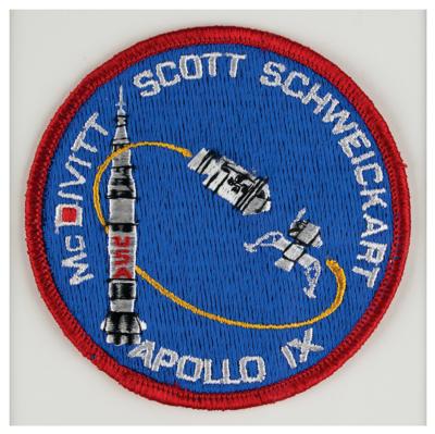 Lot #3163 Apollo 9 Flown Robbins Medallion and Patch Display from the Collection of Dave Scott - Image 3