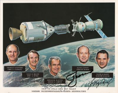 Lot #3521 Apollo-Soyuz Signed Photograph