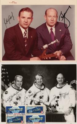 Lot #3522 Apollo-Soyuz (2) Signed Photographs