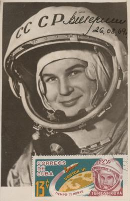 Lot #3607 Valentina Tereshkova Signed Photograph