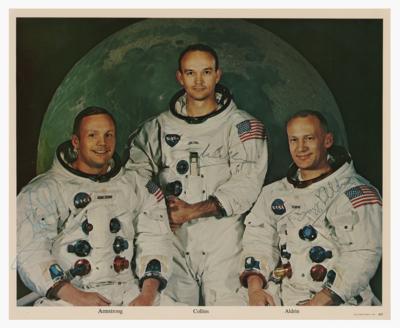 Lot #3207 Apollo 11 Signed Photograph - Image 1