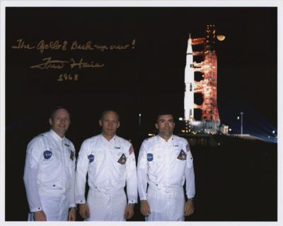 Lot #3160 Fred Haise Signed Photograph