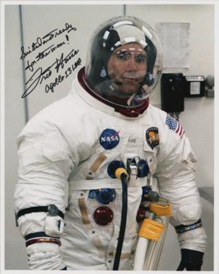 Lot #3326 Fred Haise Signed Photograph - Image 1