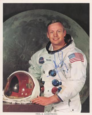 Lot #3253 Neil Armstrong Signed Photograph