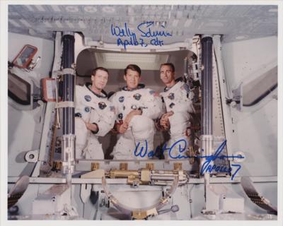 Lot #3141 Apollo 7: Schirra and Cunningham Signed Photograph