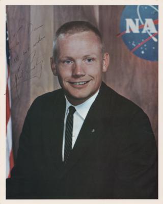 Lot #3215 Neil Armstrong Signed Photograph