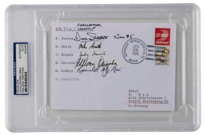 Lot #3533 STS-51-L Space Shuttle Challenger (2) Signed Launch Day Covers - Image 2