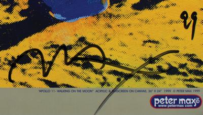 Lot #3196 Buzz Aldrin and Peter Max Signed Print - Image 3