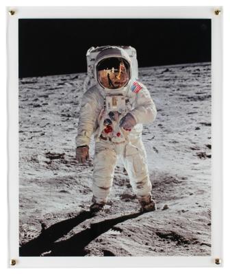 Lot #3192 Buzz Aldrin Signed Print and Limited Edition Moonfire Book - Image 2