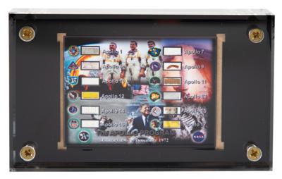 Lot #3127 Apollo Program Spacecraft Artifact Display [Attested to as flown by Jerry Czubinski] - Image 1