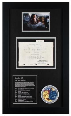 Lot #3442 Gene Cernan's Lunar Flown Apollo 17 EVA