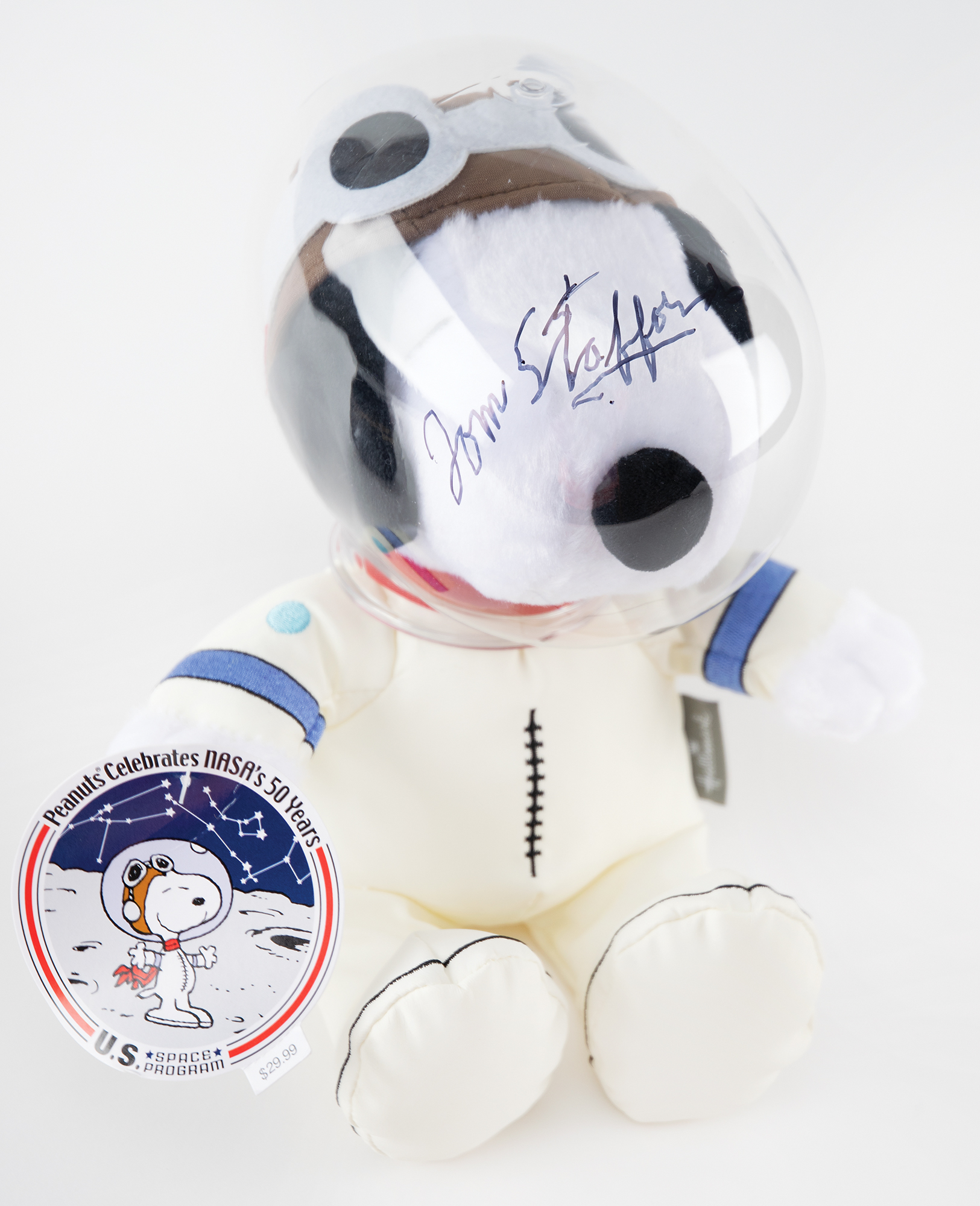 Lot #3178 Tom Stafford Signed Snoopy Doll