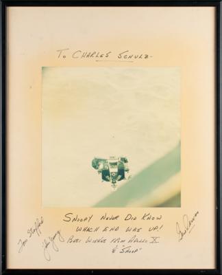 Lot #3172 Apollo 10 Signed Photograph Presented to