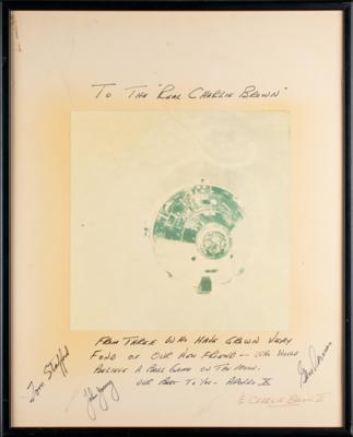 Lot #3173 Apollo 10 Signed Photograph Presented to